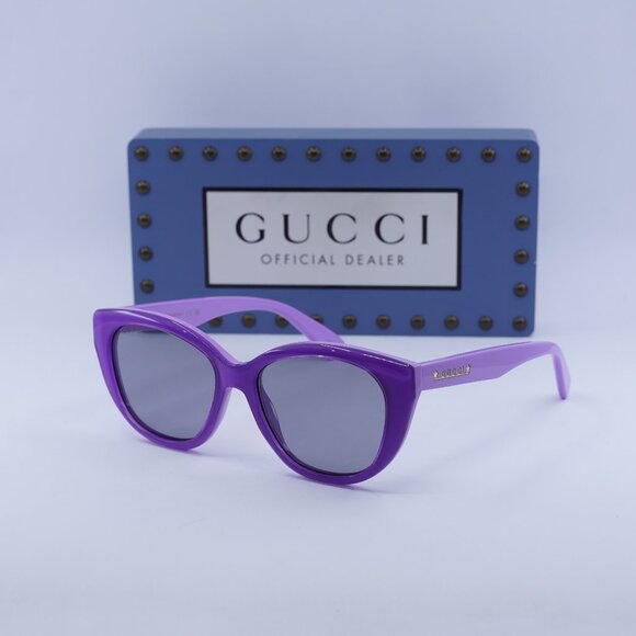 Final Price! Gucci GG1588S 004 Purple/Grey Sunglasses